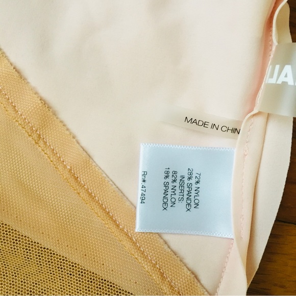 Norma Kamali Snake Mesh Mio Blush One Piece Women’s Swimsuit Size XS - Picture 9 of 16